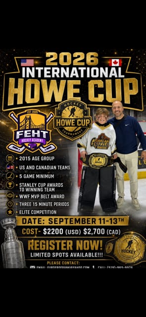 International Howe Cup tournament flyer